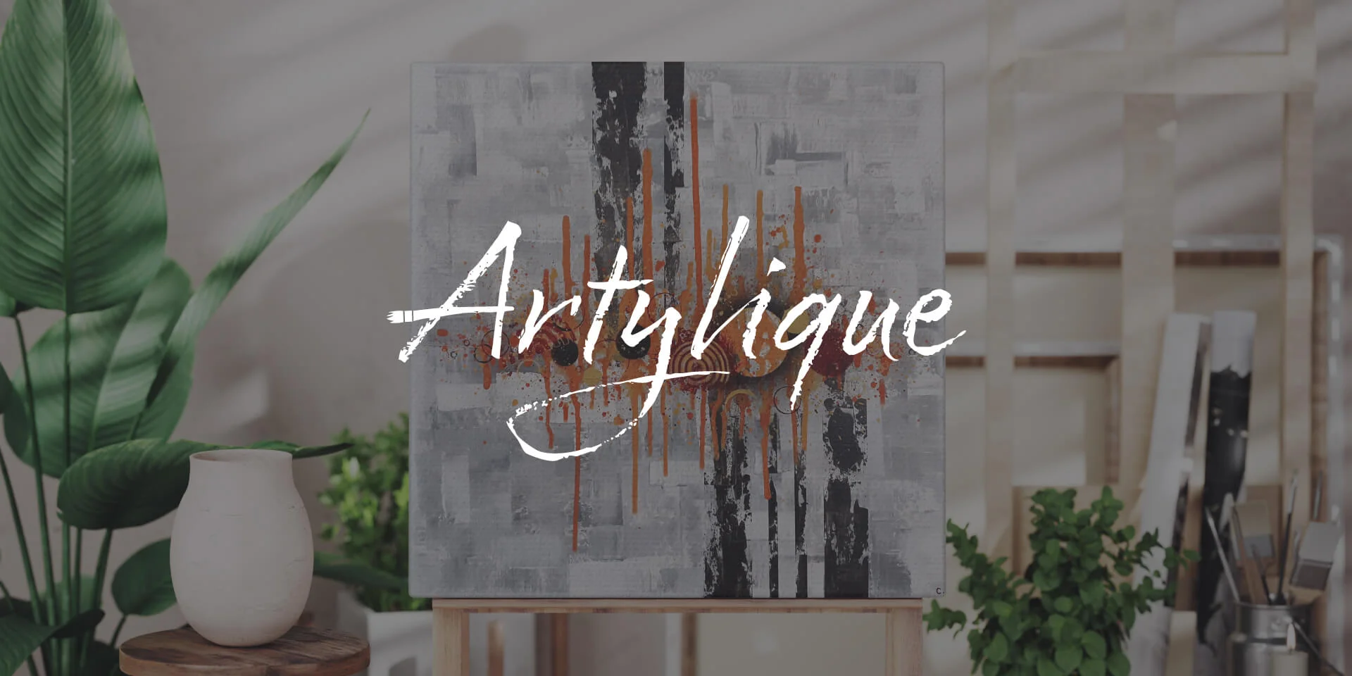 identité visuelle artiste peintre